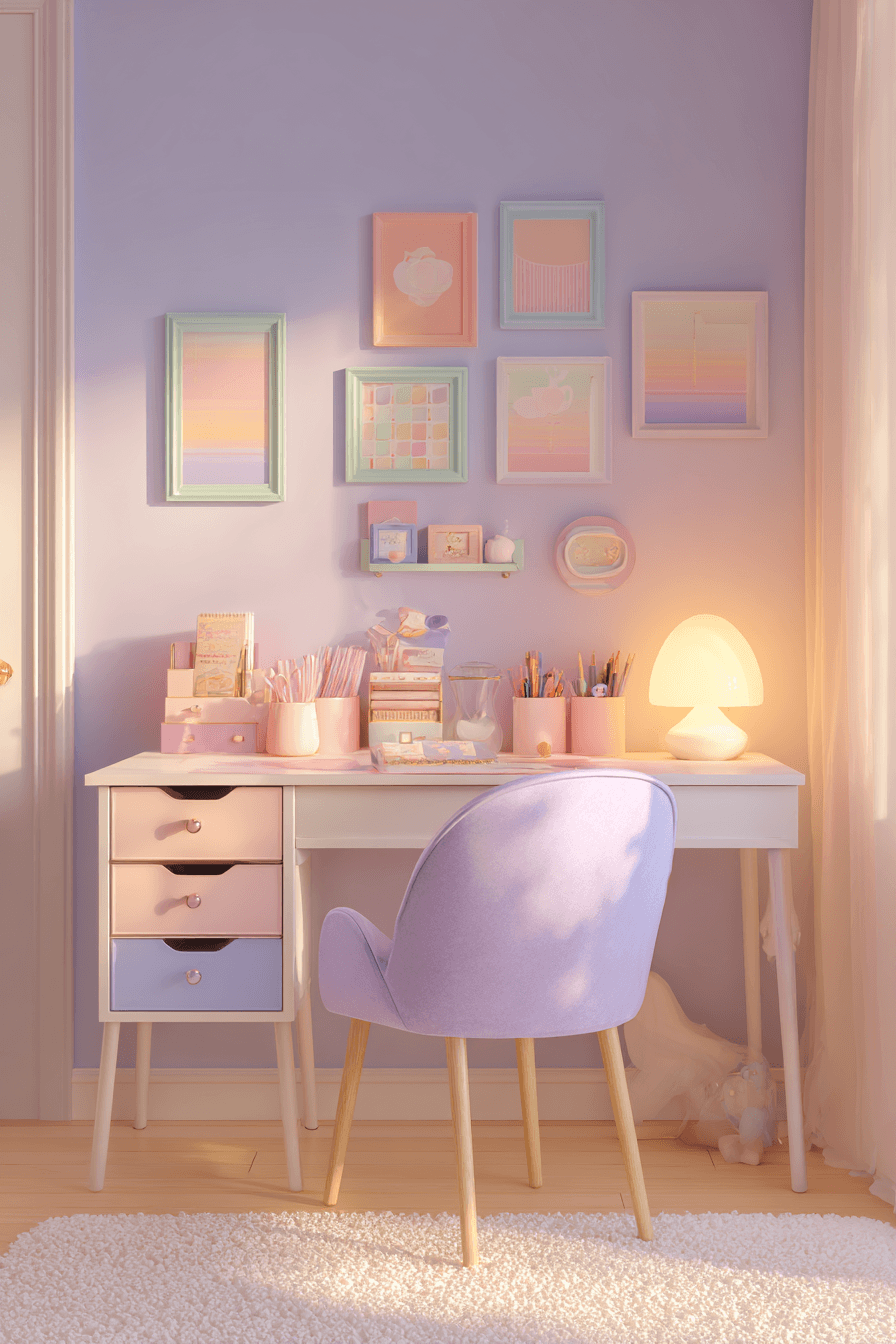 22 light pastel workspace magic