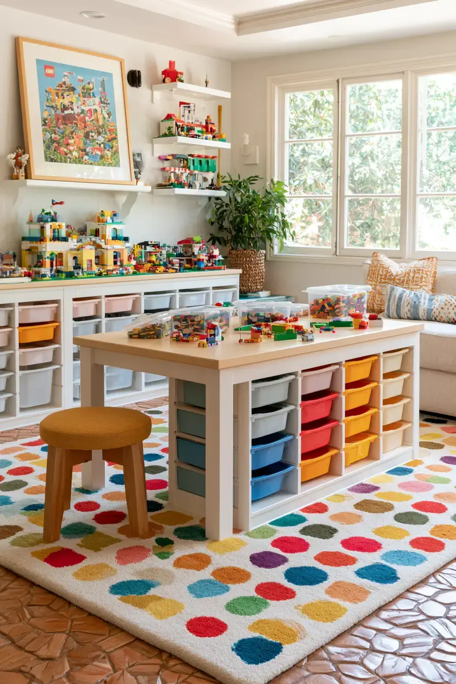 23 bright lego play room