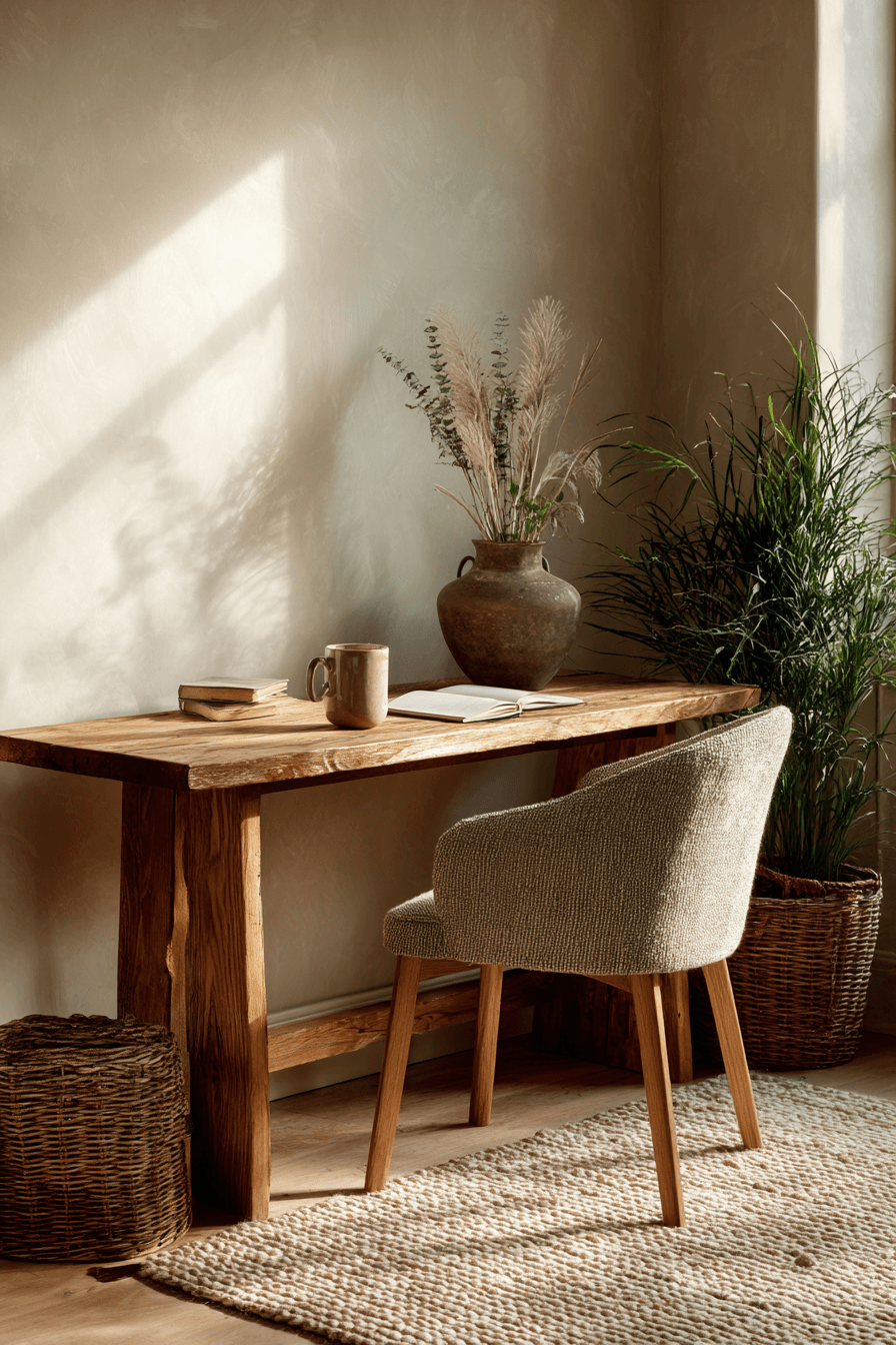 23 grounded natural study tables