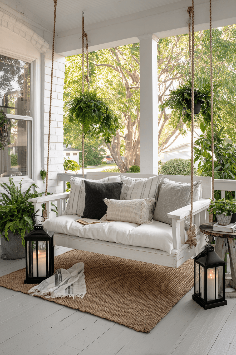 23 peaceful porch swing nook