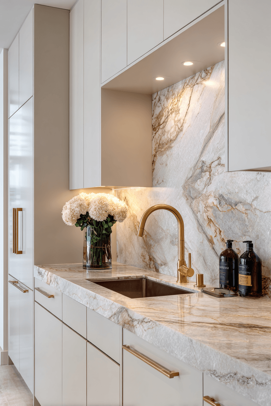 26 seamless granite backsplash drama