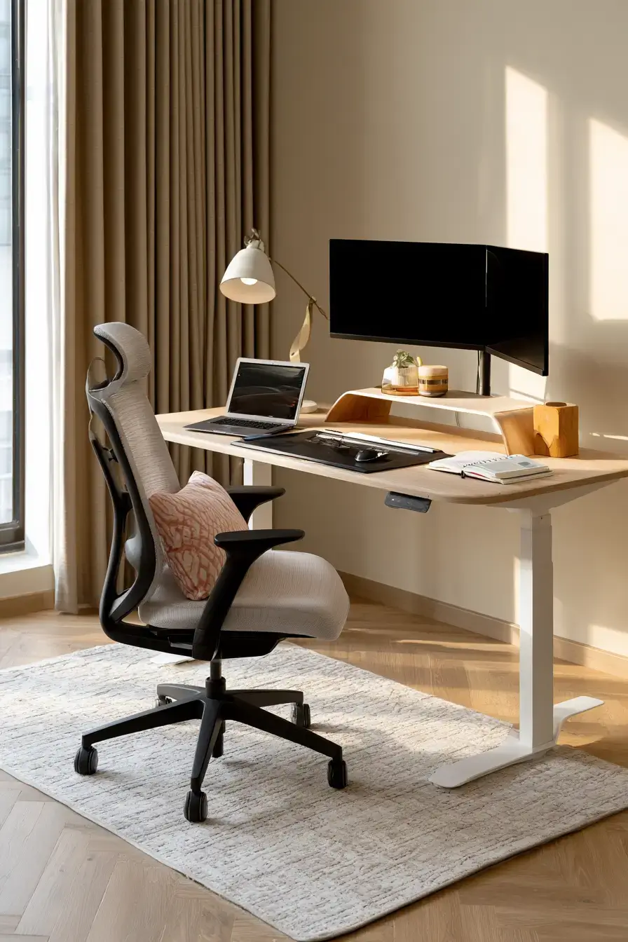 27 efficient branch desk setup