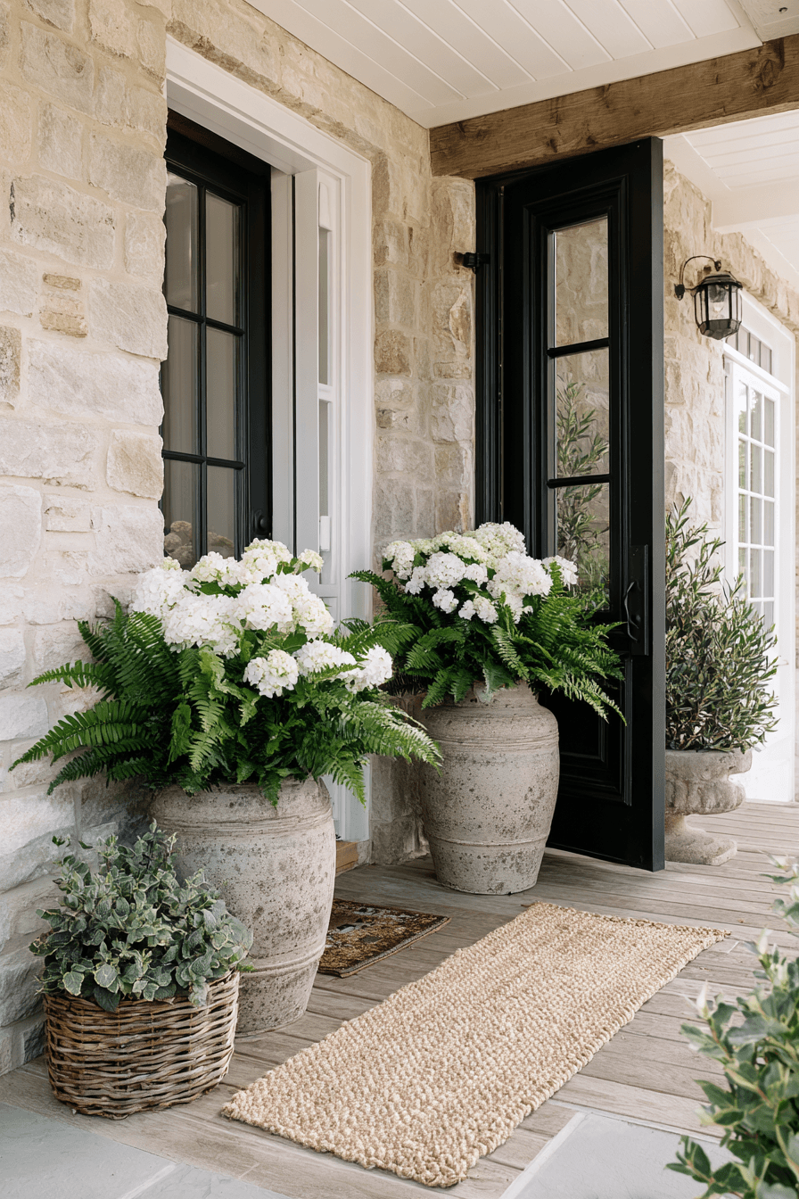 3 graceful pottery barn planters
