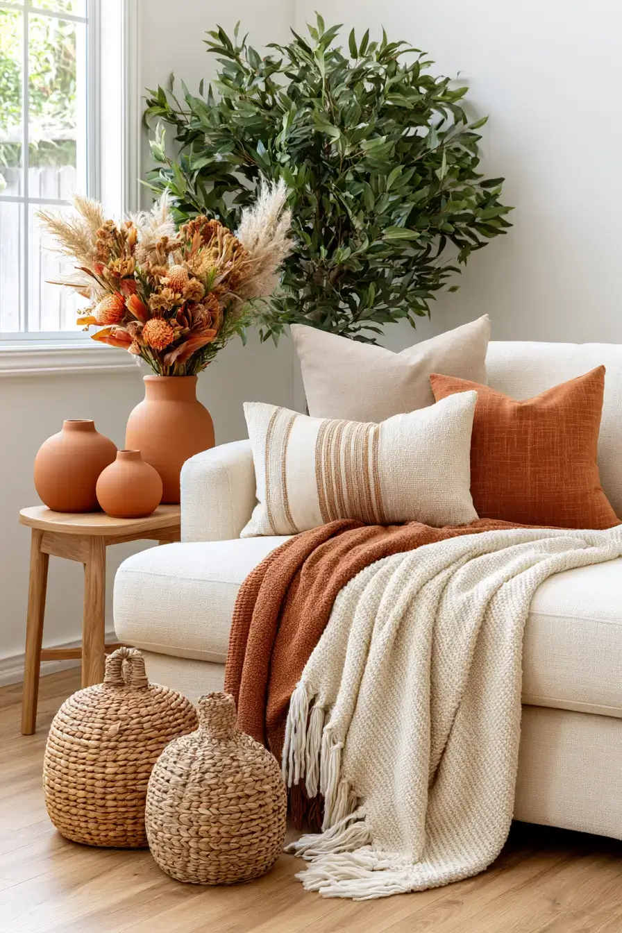 4 warm target earthy accents