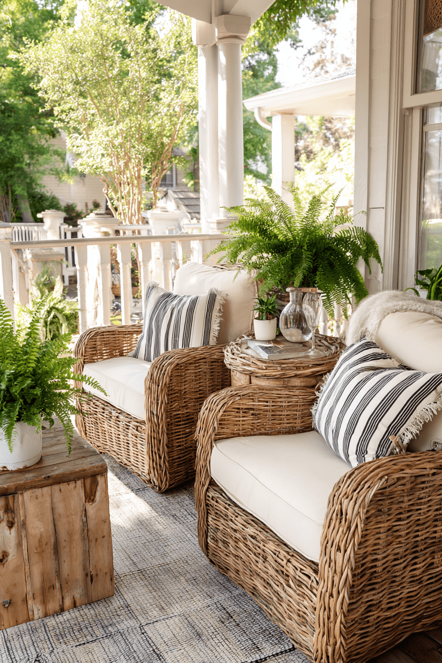 5 comfortable wayfair wicker seating