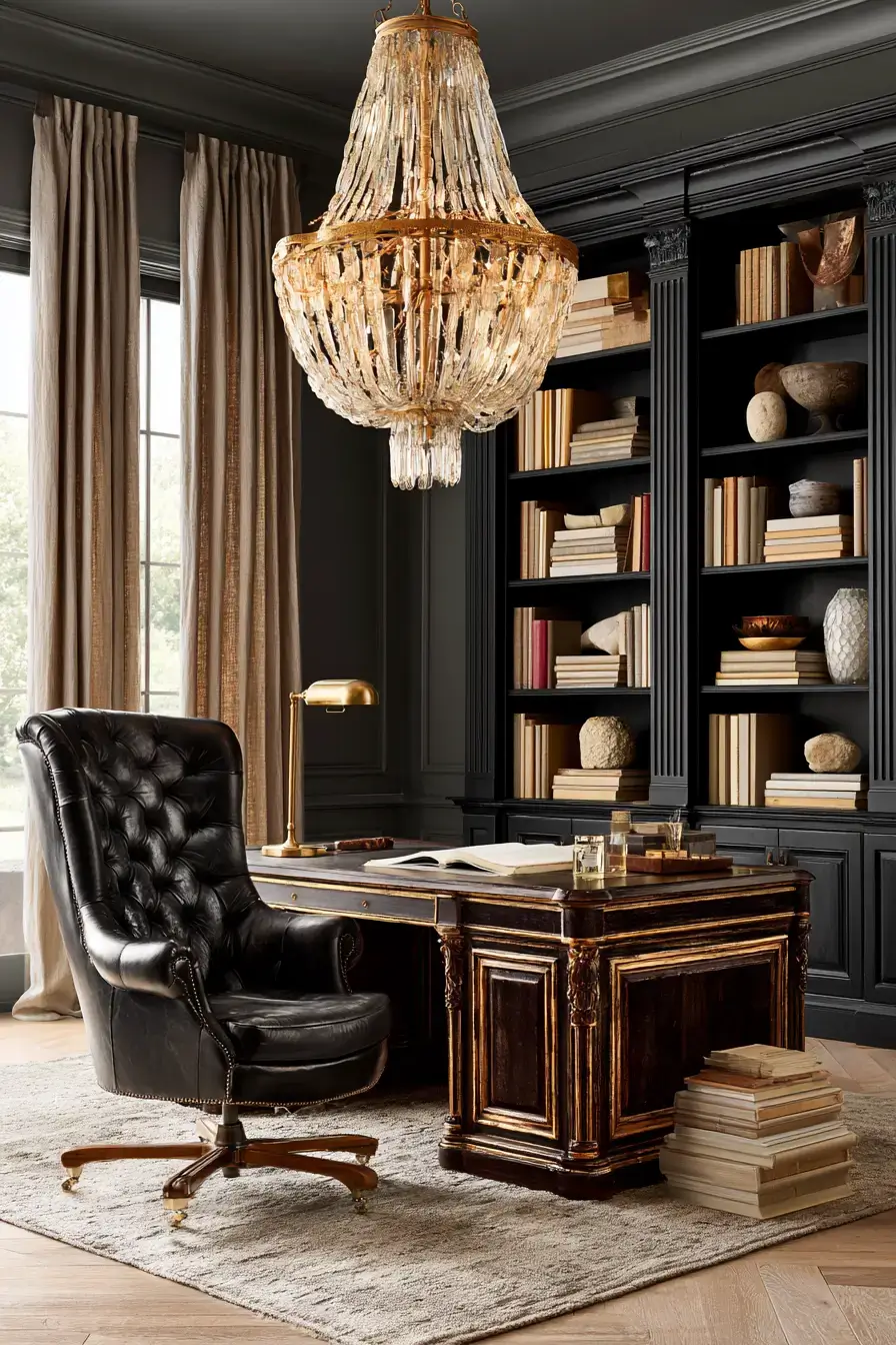 5 moody restoration hardware office