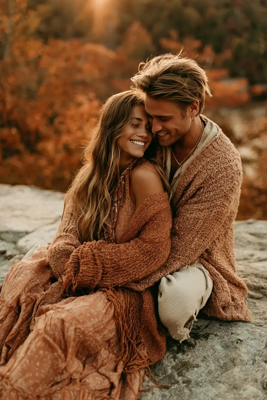27 Stunning Fall Engagement Outfit Ideas for Picture Perfect Photos 1 free people cozy fall inspiration 1