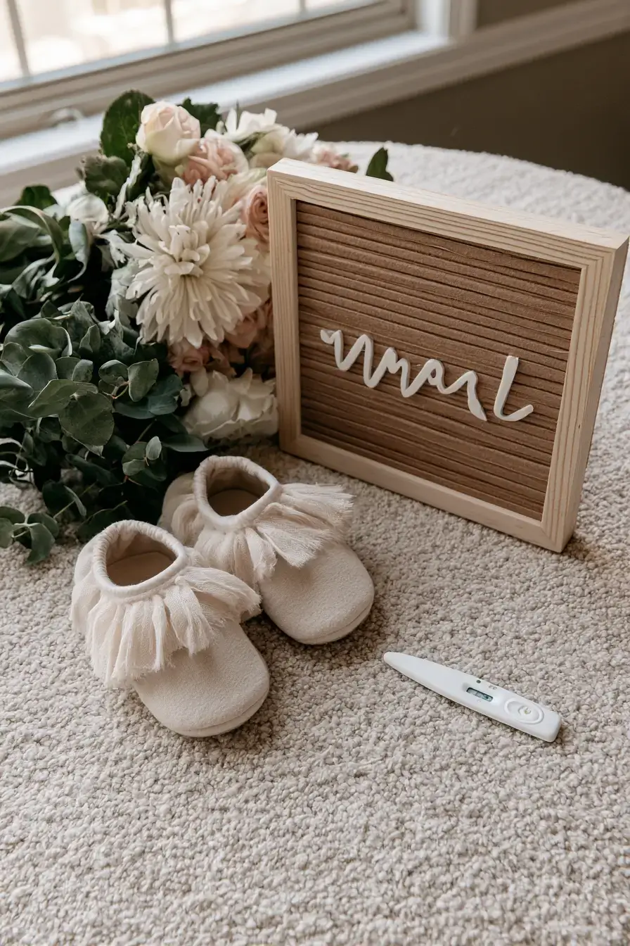 1 joyful unexpected baby announcement ideas 1