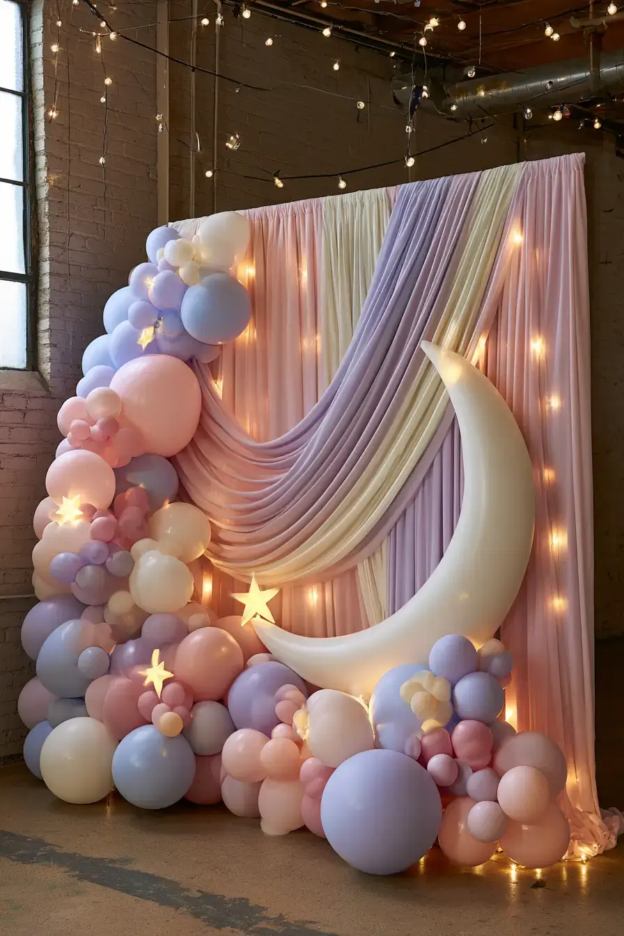 10 dreamy moon party backdrop 1