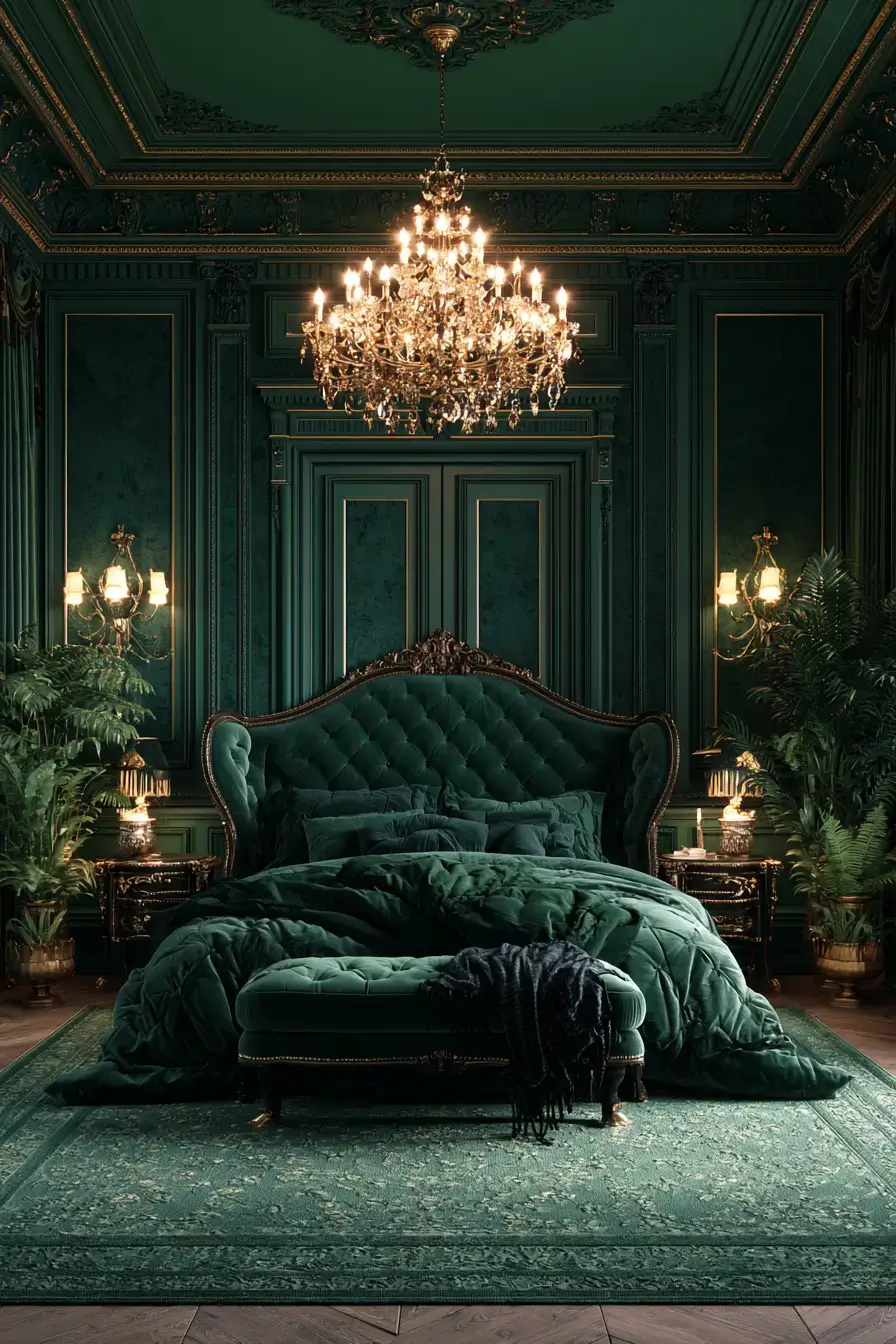27 Fantasy Royal Bedroom Inspirations For Elegant Living 10 luxurious velvet royal bedroom 1