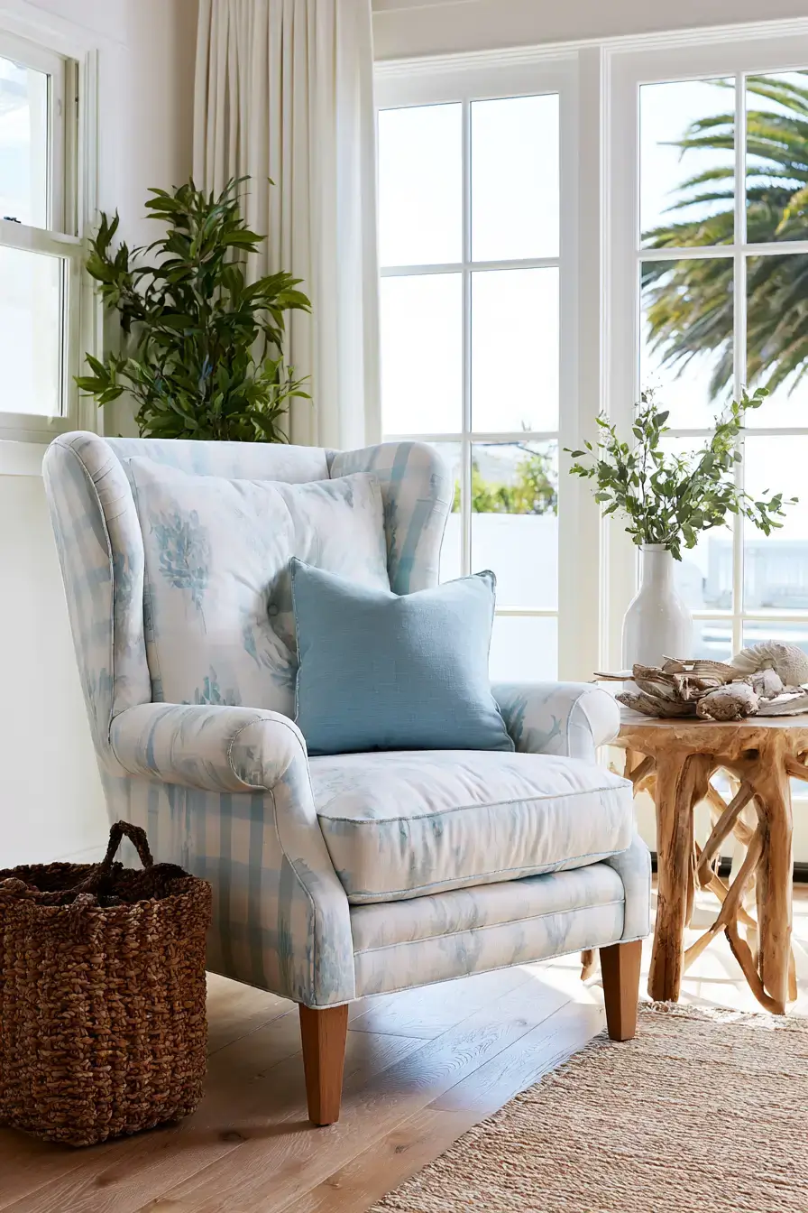 27 Reading Chair Ideas to Make Your Home Feel Extra Cozy 10 serena lily cozy seating 1
