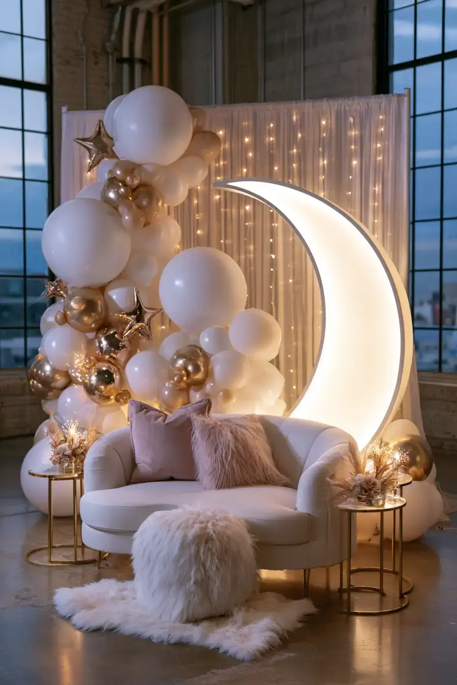 11 creative moon photo corner 1