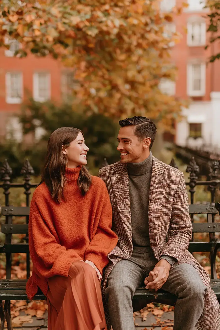 27 Stunning Fall Engagement Outfit Ideas for Picture Perfect Photos 11 mango stylish seasonal looks 1