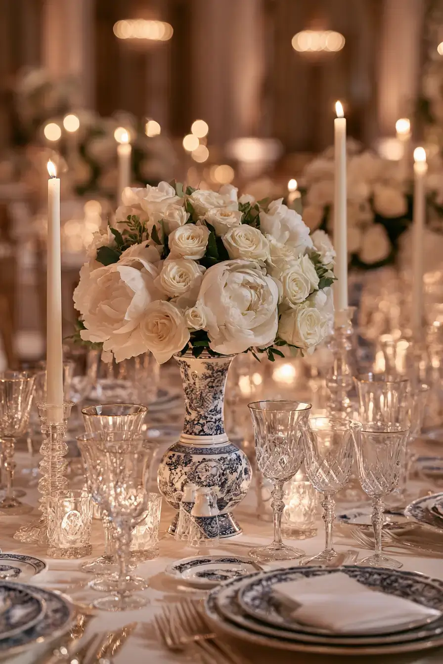 27 Bud Vase Wedding Centerpiece Ideas for Elegant Receptions 11 wedgwood wedding vase inspiration 1