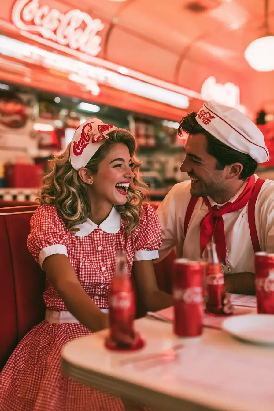 12 coca cola couple costumes 1