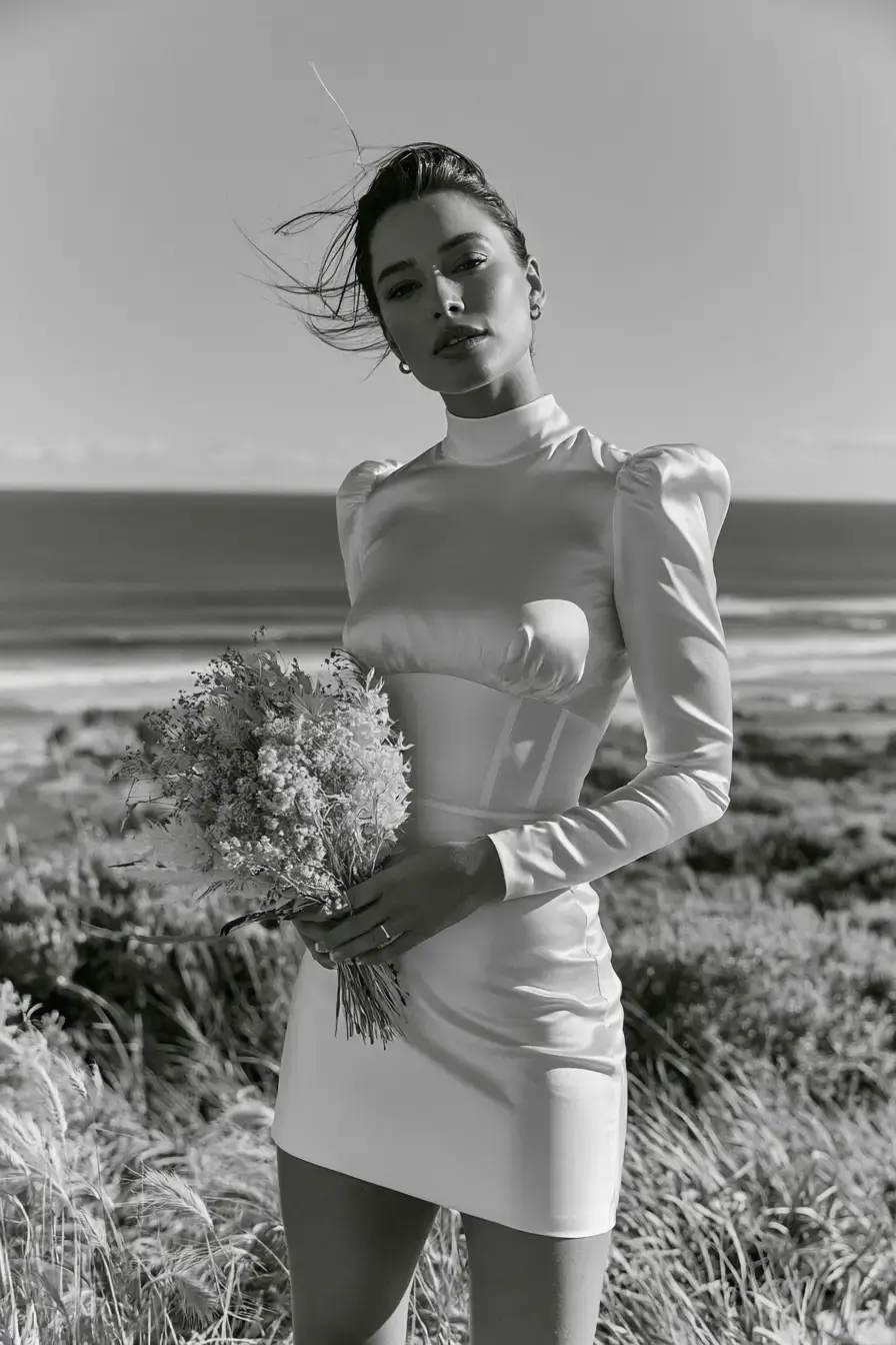 27 Fashionable Mini Wedding Dresses That Redefine Bridal Style 12 relaxed shona joy wedding dresses 1