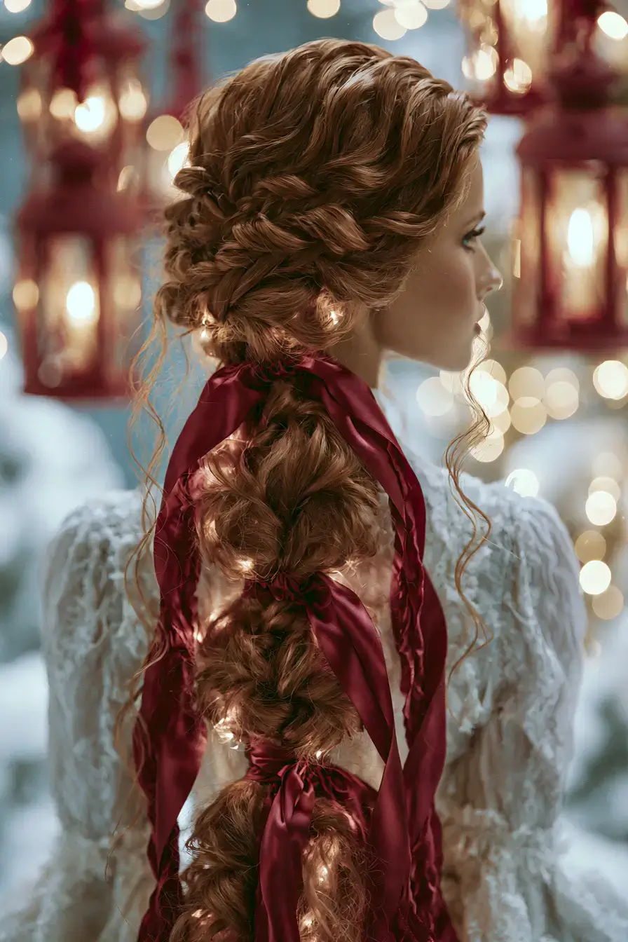 12 romantic braided christmas hair 1