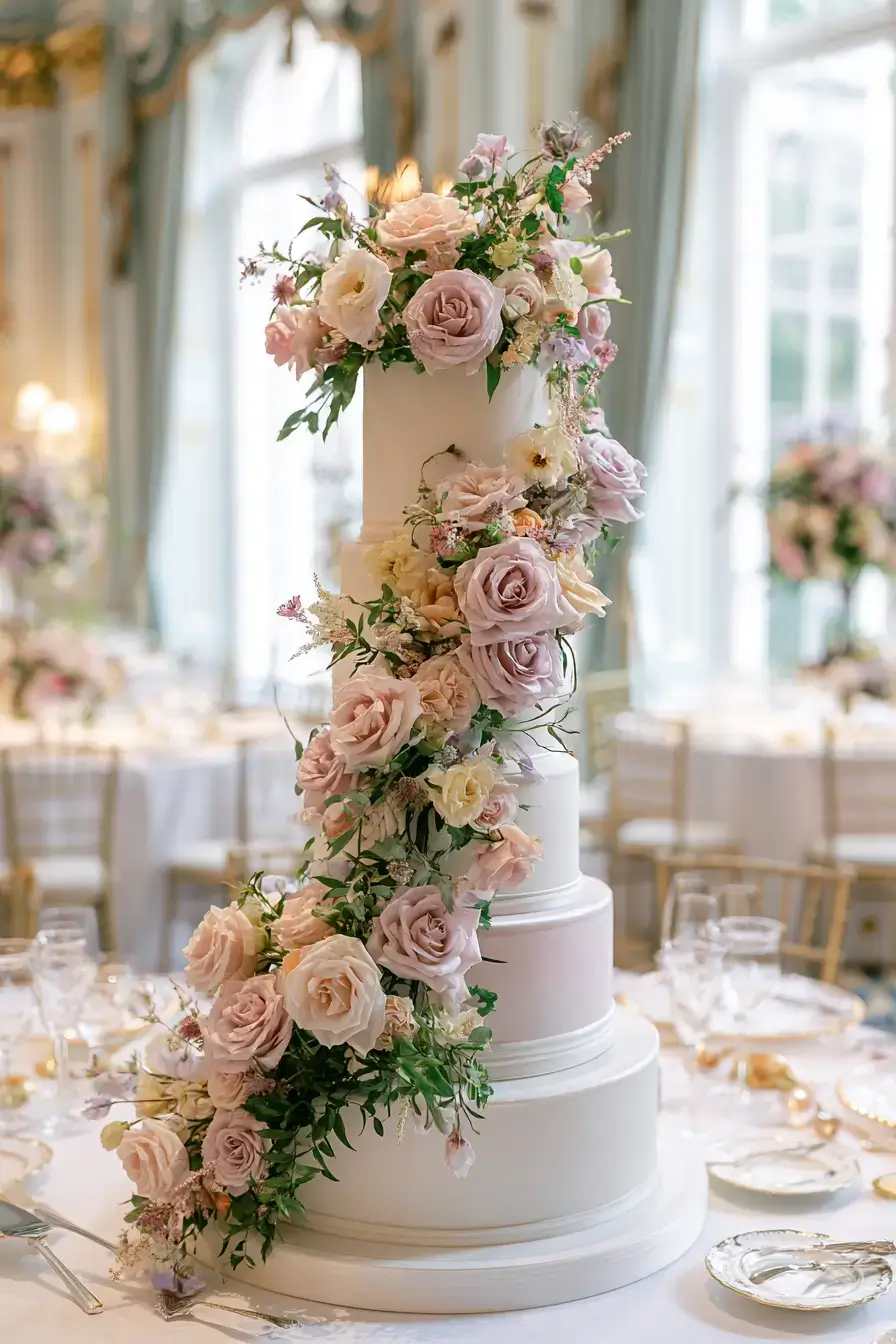12 romantic floral layer cake 1