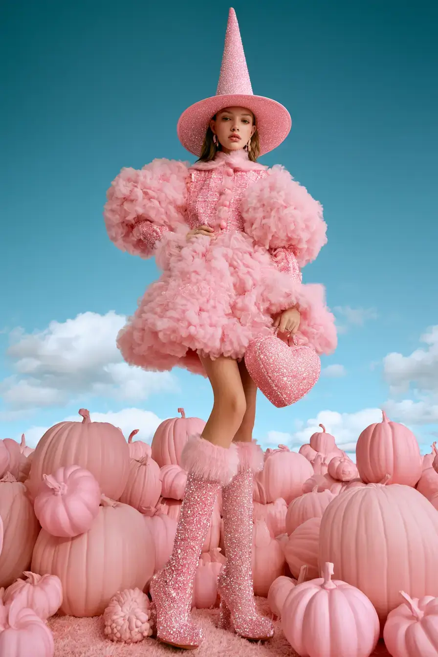 27 Wicked Witch Costumes for a Magical Halloween 13 bright pink witch costume inspiration 1