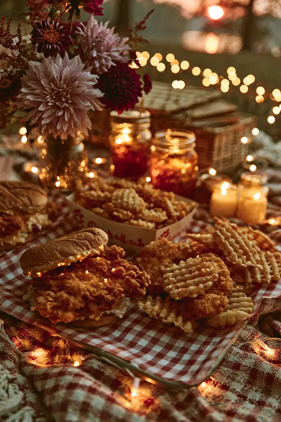 27 Romantic Dinner Ideas for the Perfect Candlelit Evening 13 chick fil a inspired easy date dinner 1