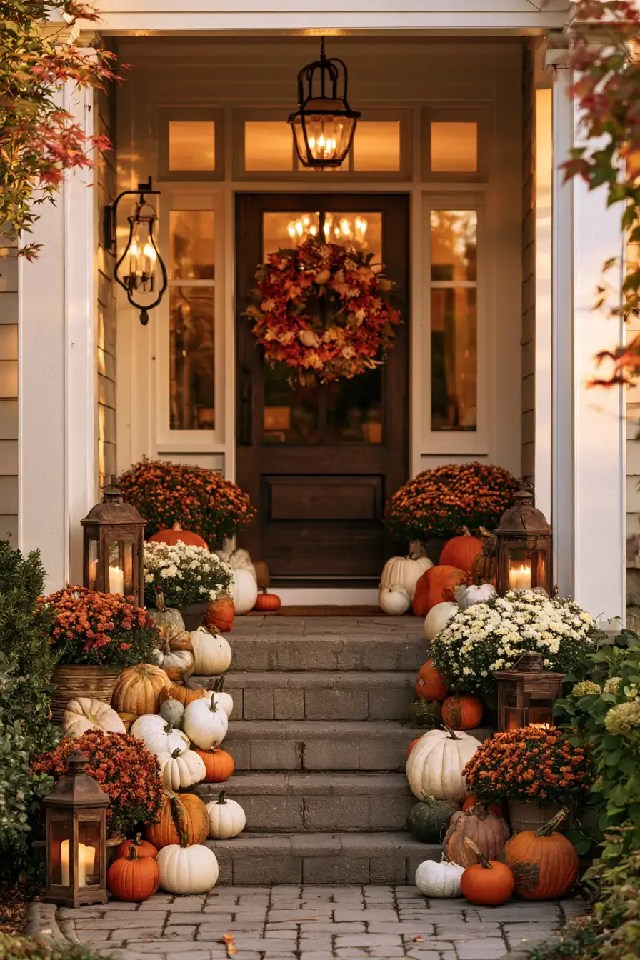 13 festive pumpkin porch decorating ideas 1