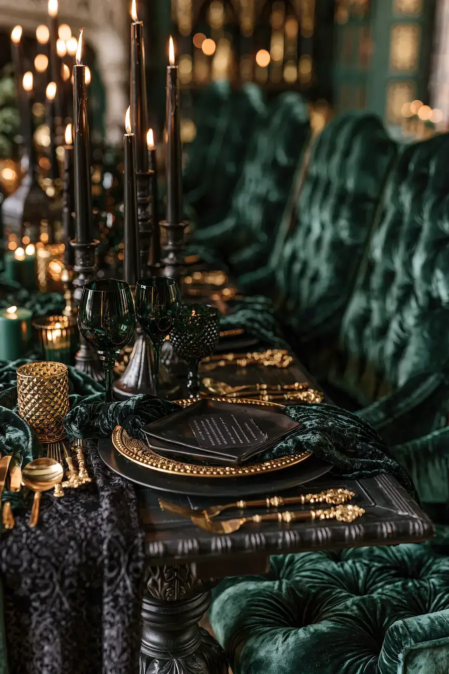 14 sophisticated velvet reception style 1