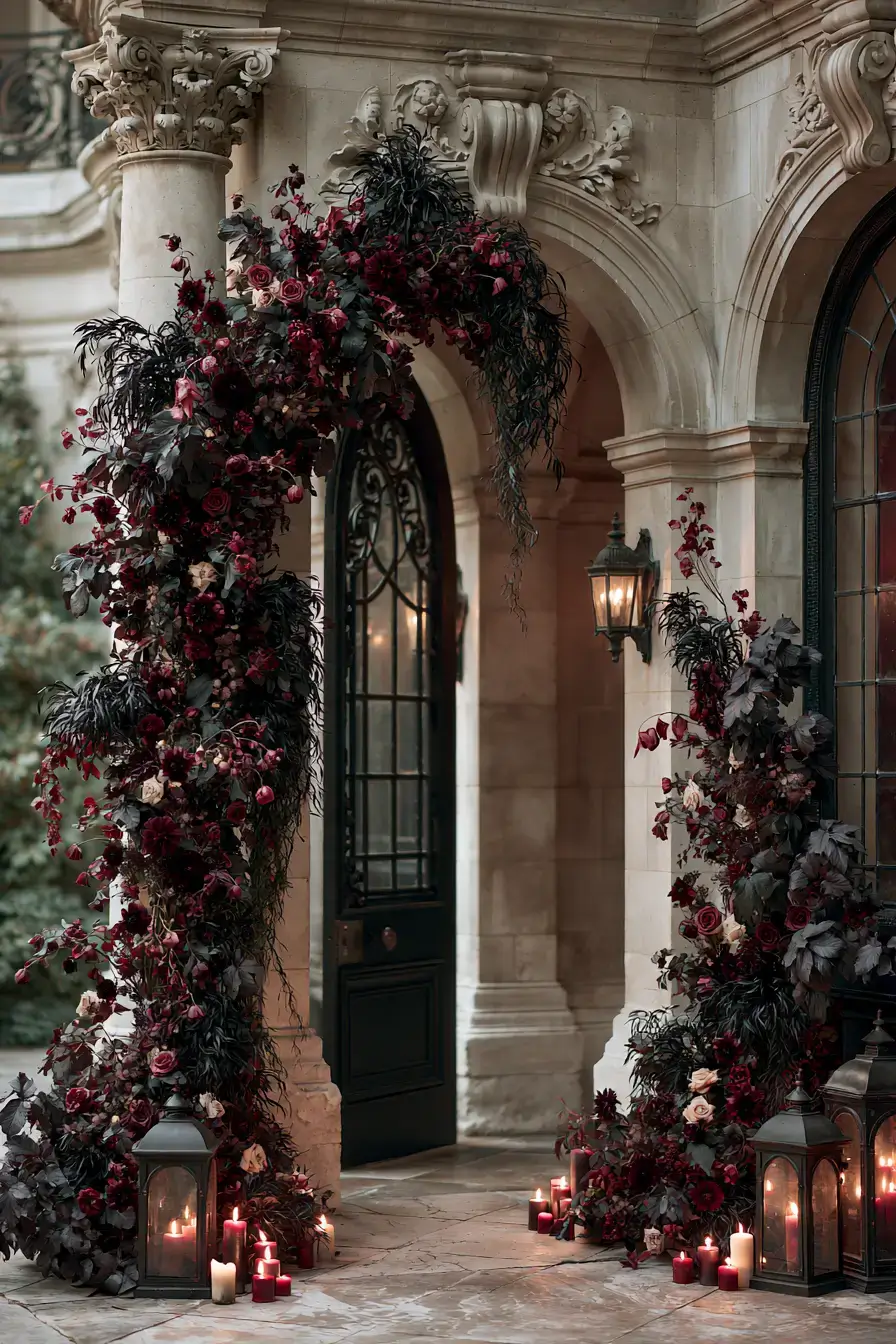 15 breathtaking floral ceremony backdrops 1