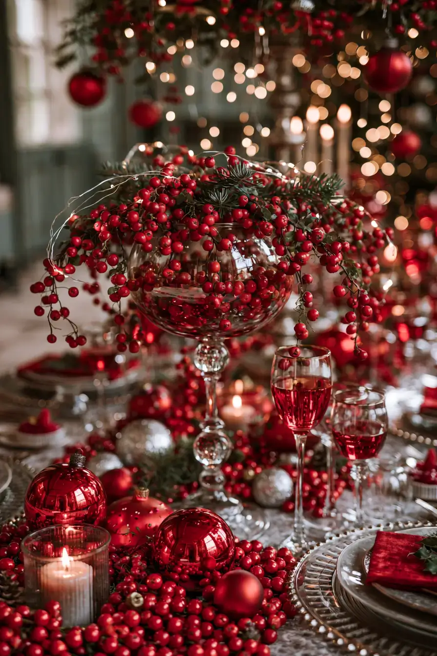 15 festive berry holiday arrangements 1