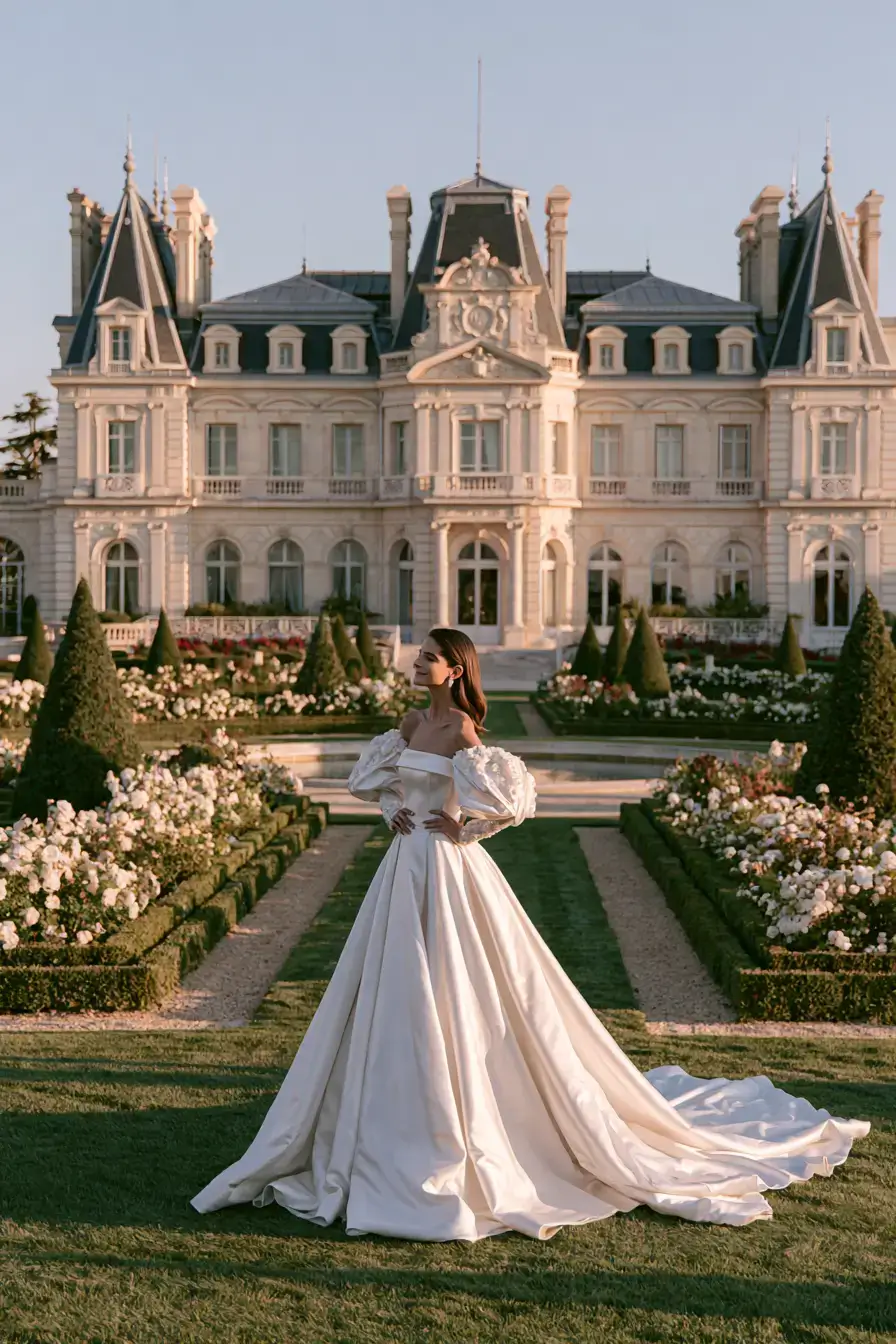 27 Breathtaking Satin Wedding Dresses with Sleeves for Classic Elegance 16 martina liana signature collection 1
