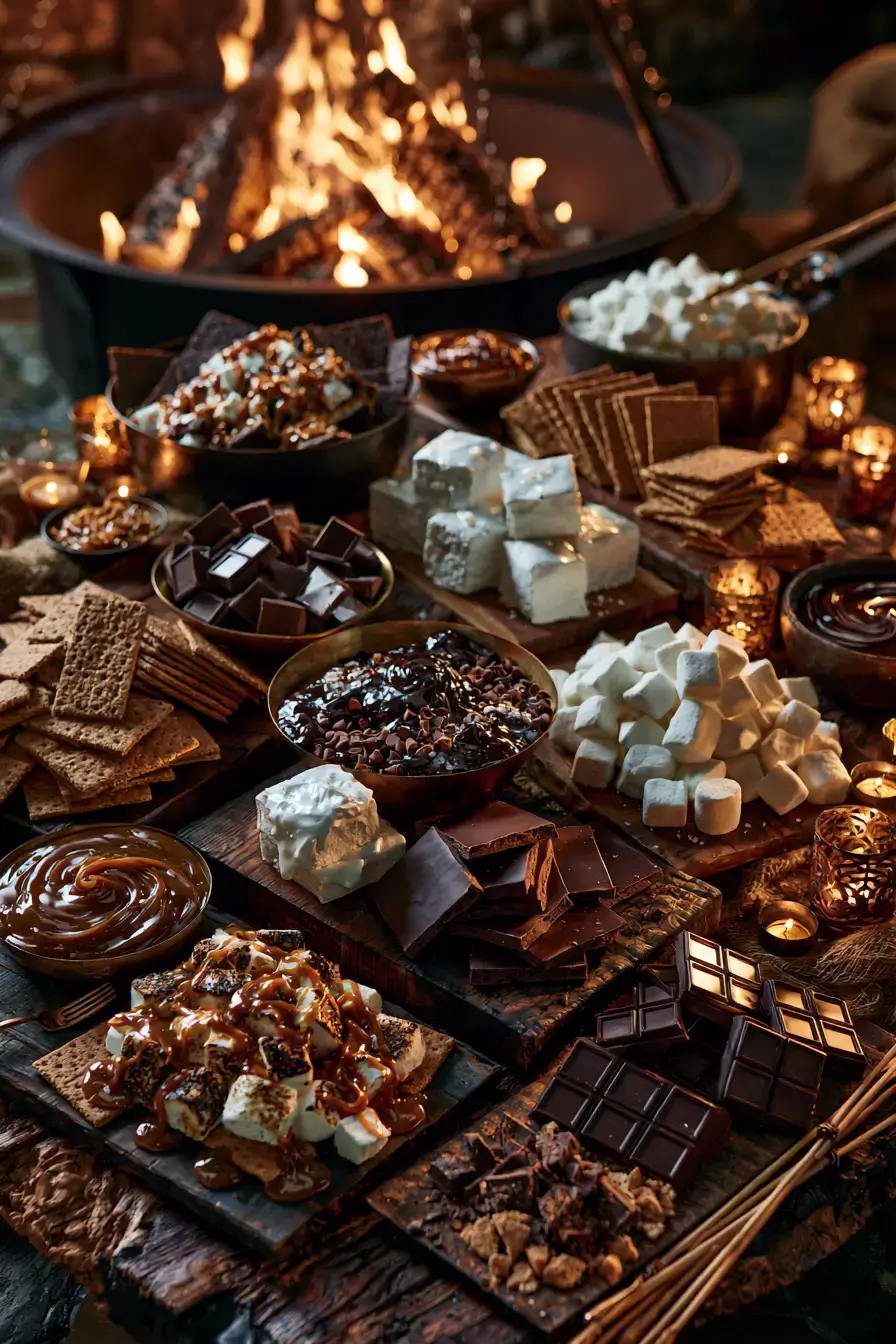 17 campfire dessert bar inspiration 1