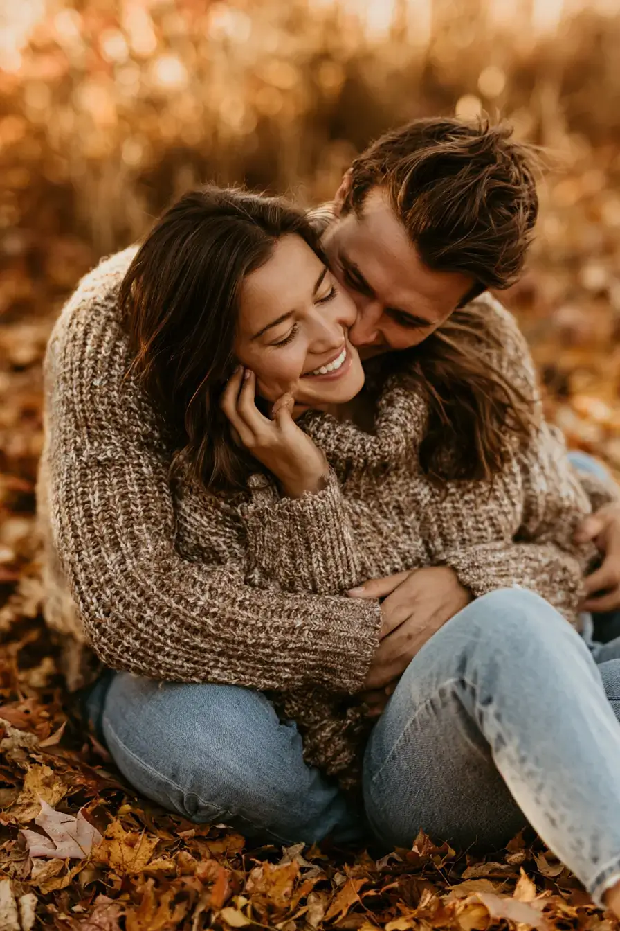 27 Stunning Fall Engagement Outfit Ideas for Picture Perfect Photos 17 hm cozy wardrobe inspiration 1
