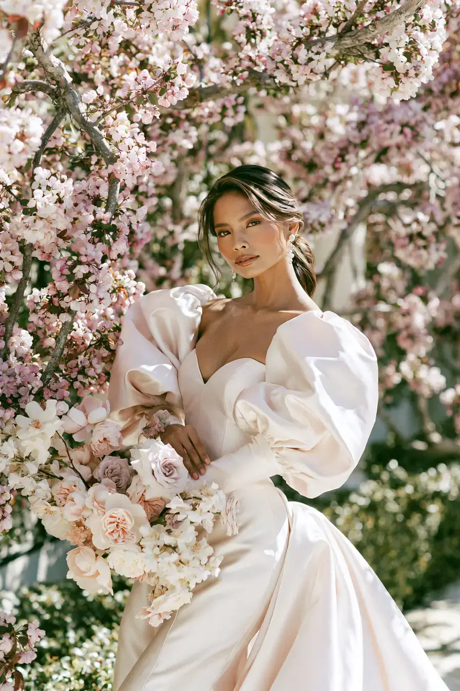 27 Breathtaking Satin Wedding Dresses with Sleeves for Classic Elegance 17 sophia tolli elegant wedding style 1