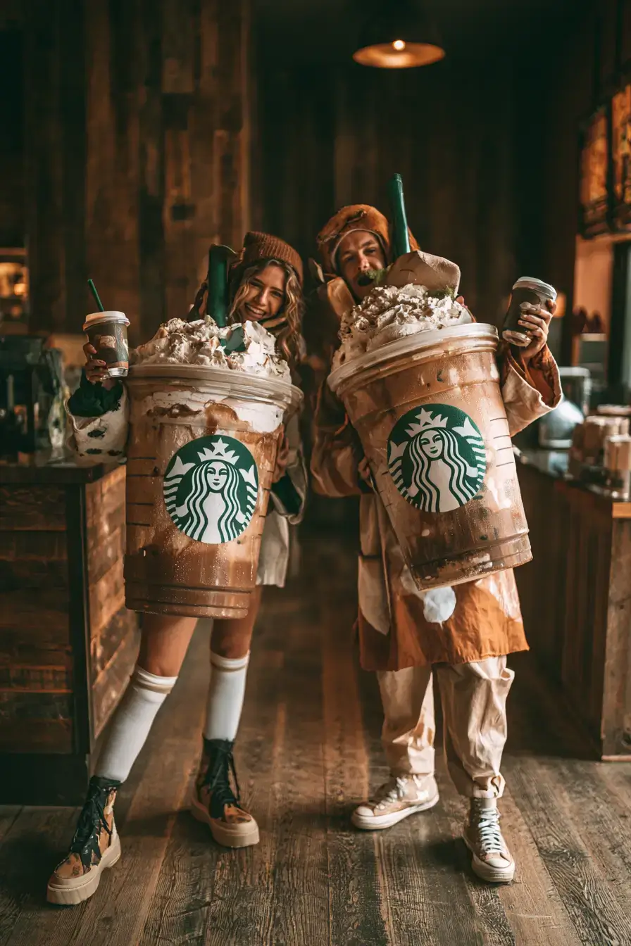 17 starbucks coffee costume ideas 1