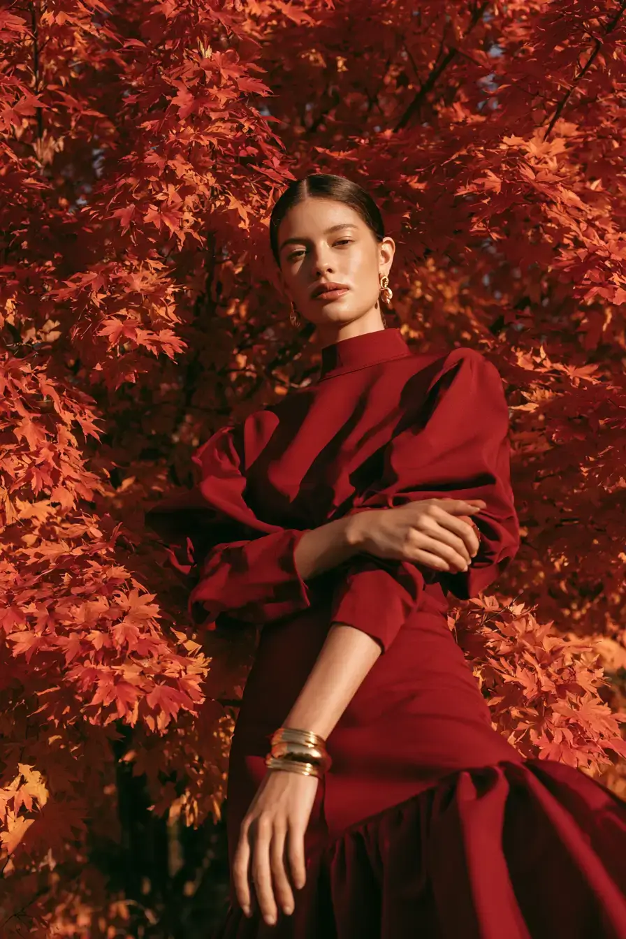 17 timeless burgundy celebration dresses 1