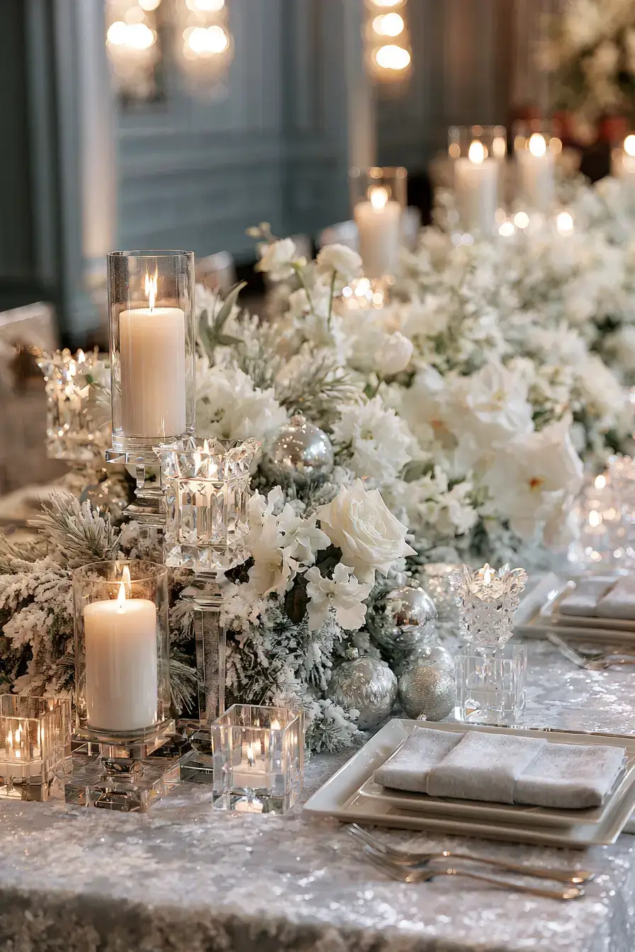 17 winter frost holiday centerpieces 1