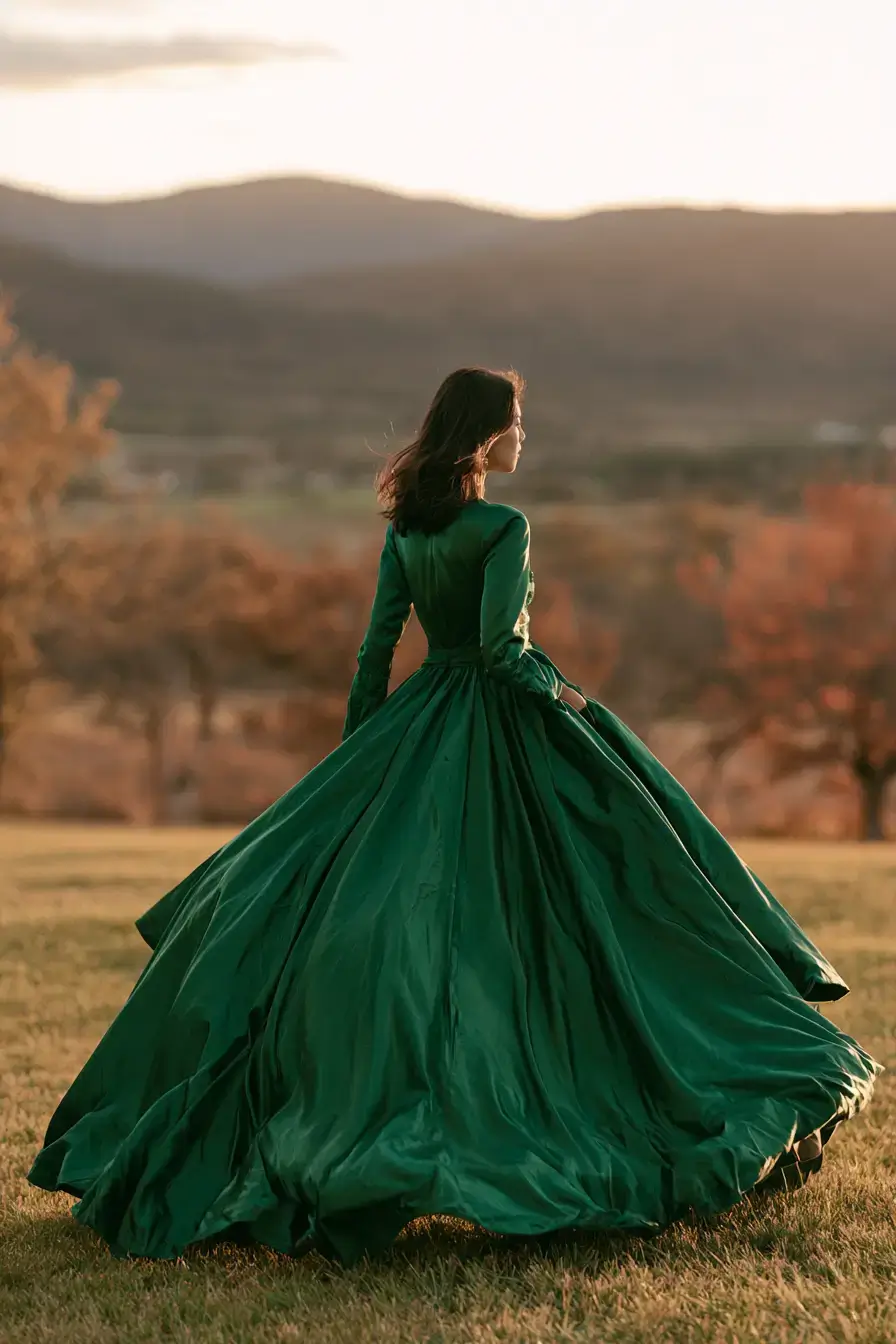 18 beautiful emerald green wedding fashion 1