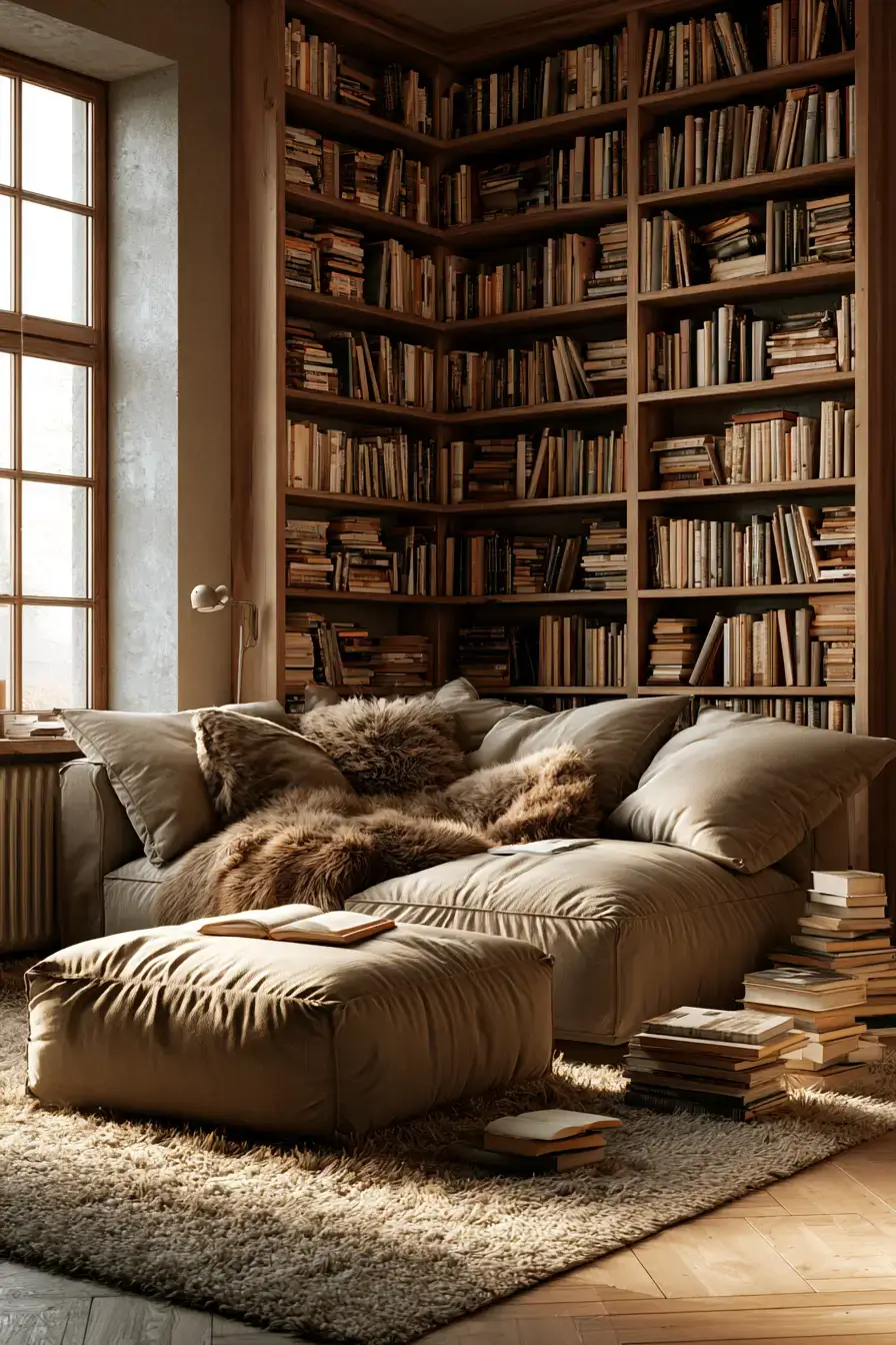 27 Reading Chair Ideas to Make Your Home Feel Extra Cozy 18 oversized chairs for book lovers 1
