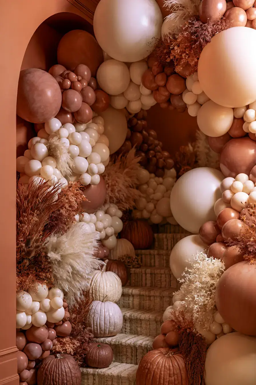 19 autumn balloon decoration ideas 1