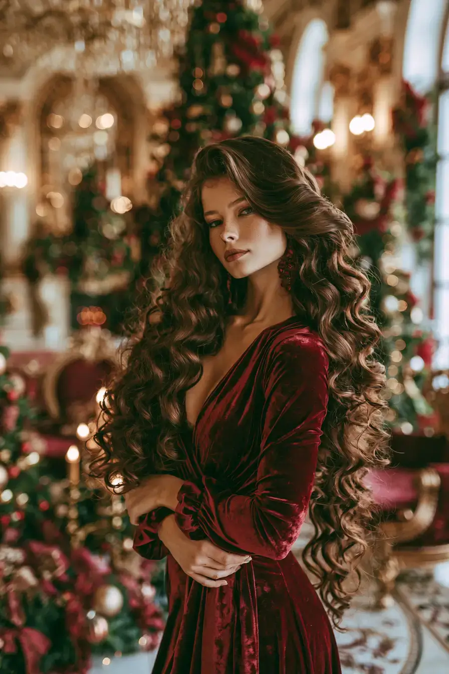 19 festive long hair styling ideas 1