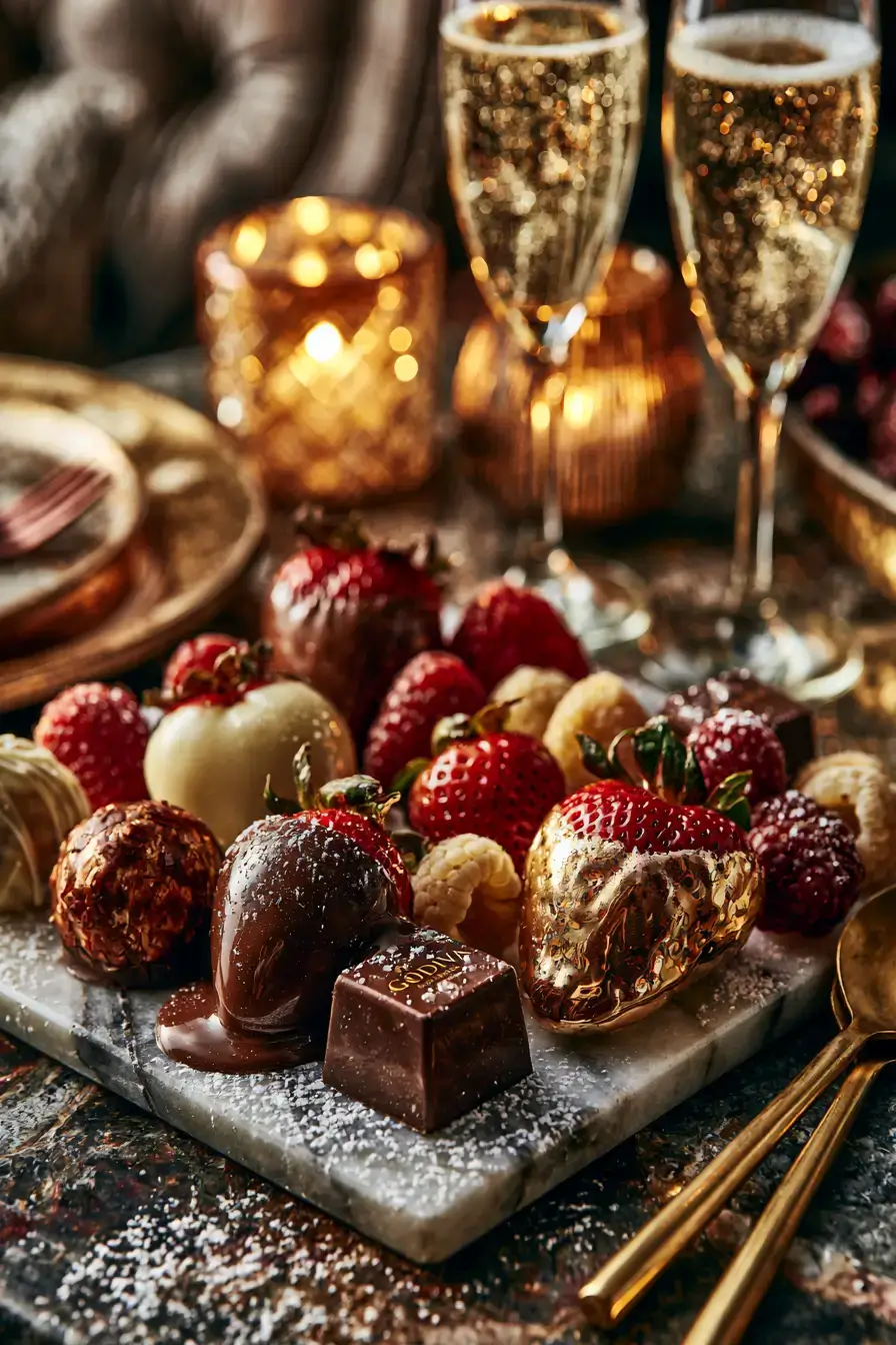 27 Romantic Dinner Ideas for the Perfect Candlelit Evening 20 godiva inspired decadent chocolate night 1
