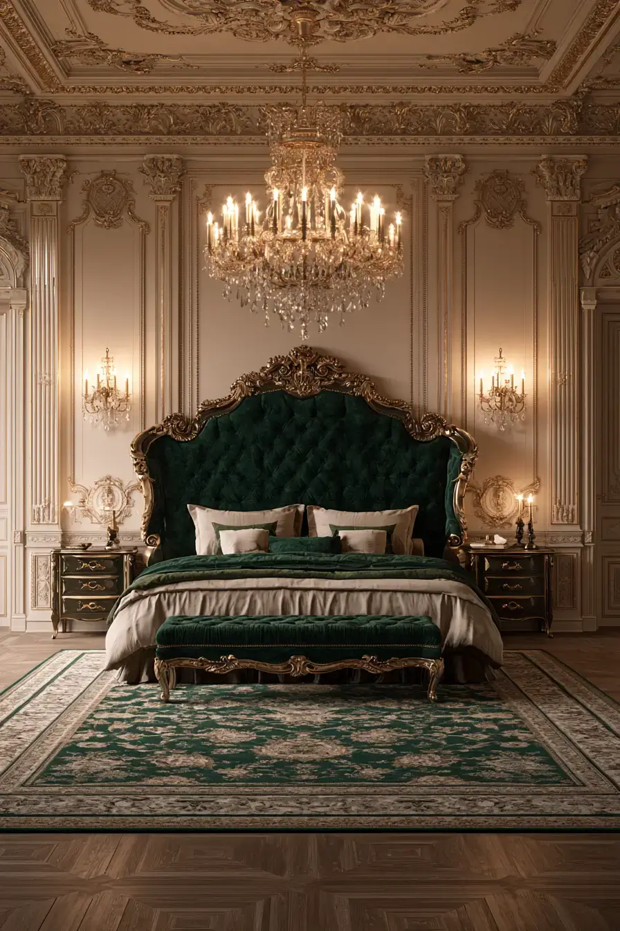 27 Fantasy Royal Bedroom Inspirations For Elegant Living 21 luxurious velvet fantasy royal bedroom 1
