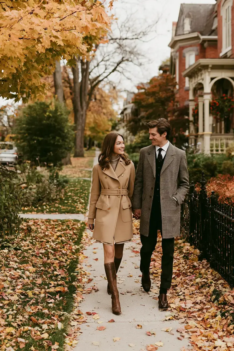 27 Stunning Fall Engagement Outfit Ideas for Picture Perfect Photos 21 tory burch classic seasonal looks 1