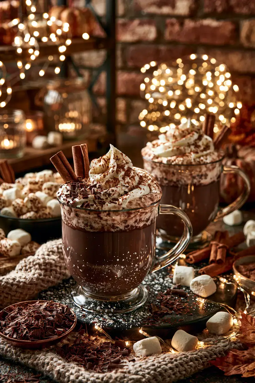 22 cozy hot chocolate party station 1