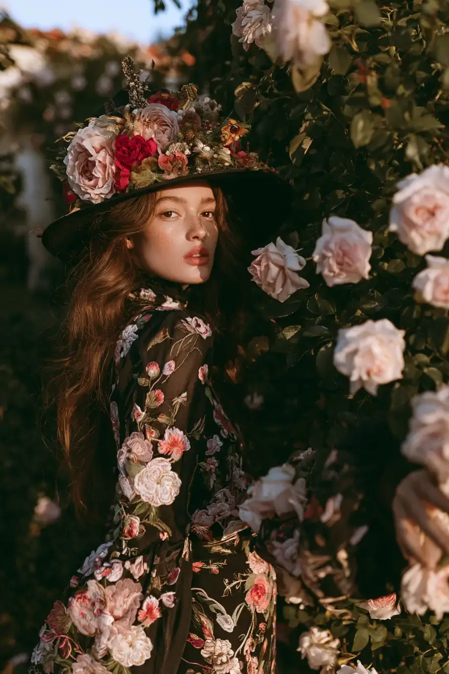 27 Wicked Witch Costumes for a Magical Halloween 22 floral magic witch outfit ideas 1