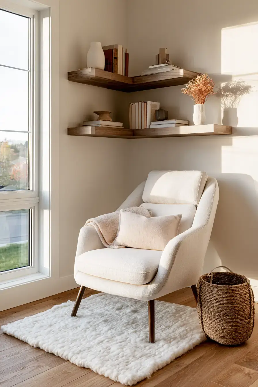 27 Reading Chair Ideas to Make Your Home Feel Extra Cozy 22 minimalist reading room ideas 1