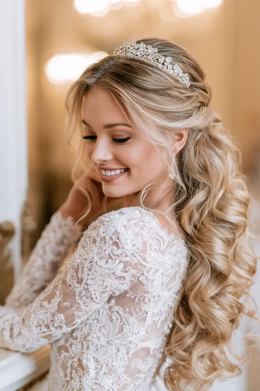 22 radiant bridal curl beauty 1