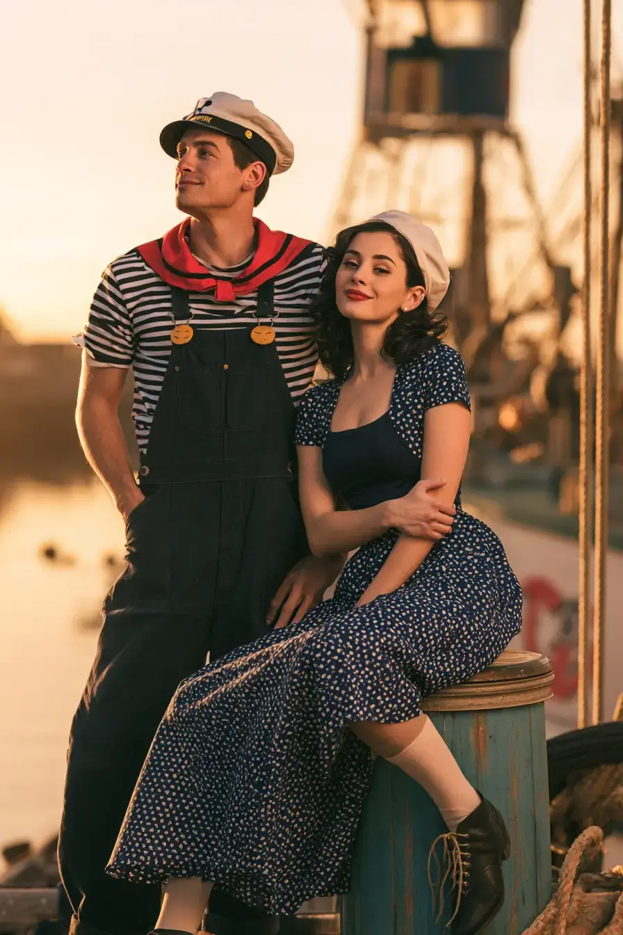 23 popeye olive couple costumes