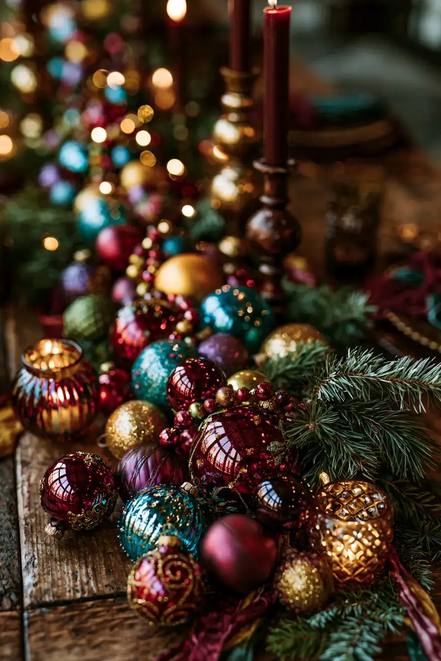 24 colorful ornament holiday decor 1