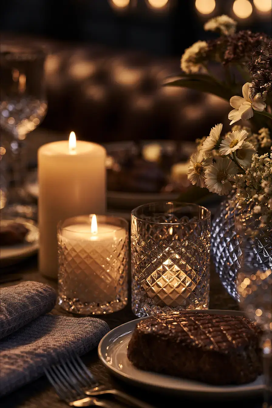27 Romantic Dinner Ideas for the Perfect Candlelit Evening 24 glowing candlelight dinner night 1