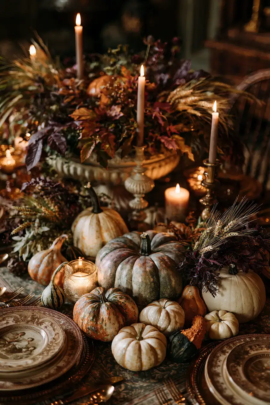 27 Beautiful Fall Wedding Centerpieces to Inspire Your Big Day 24 harvest celebration centerpieces 1